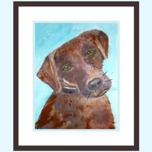 Labrador Pup     Canvas Art